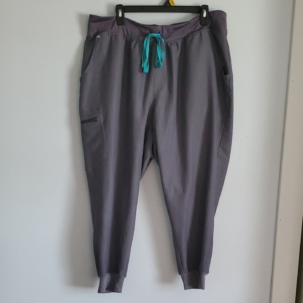Figs Gray Jogger Scrub Pants